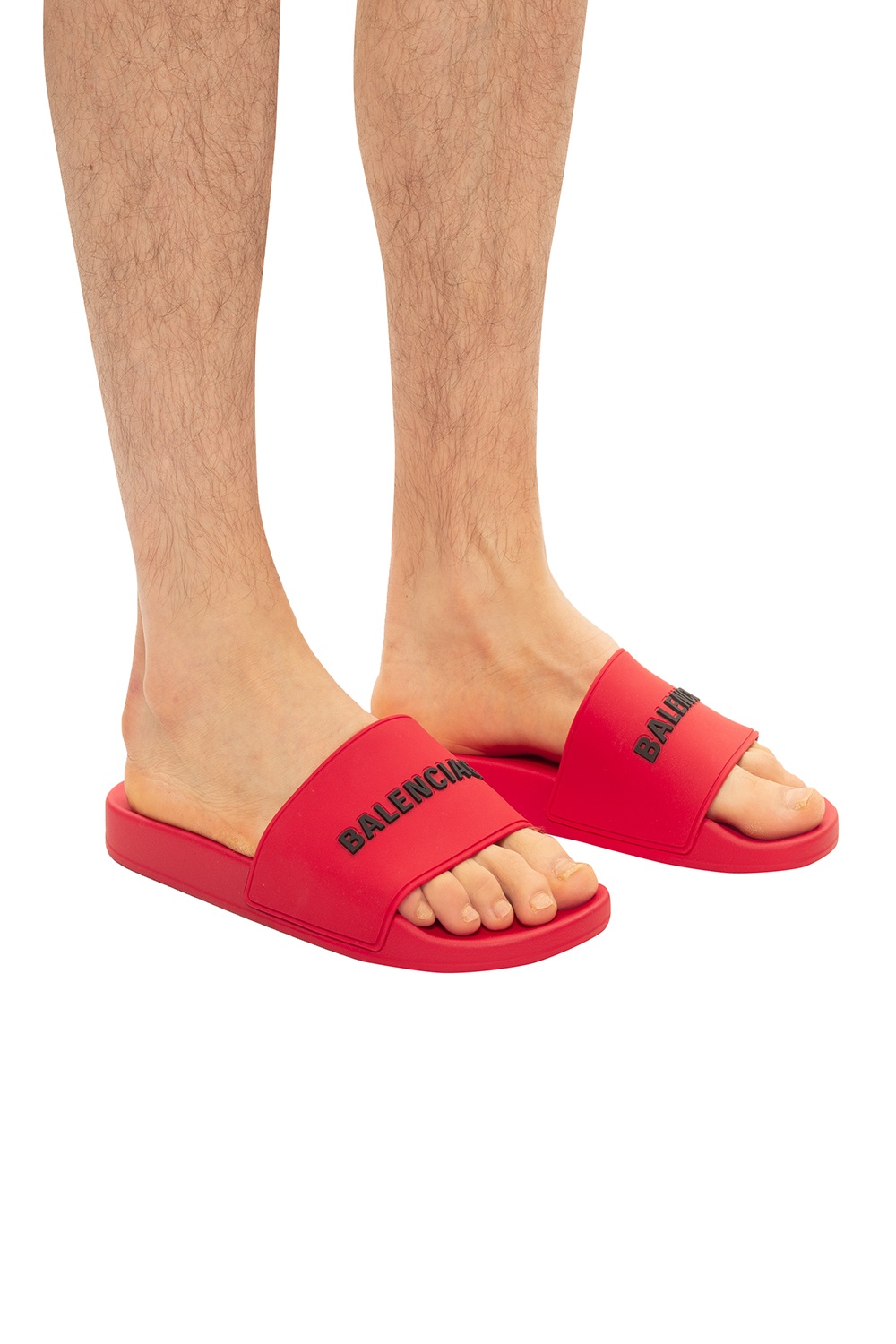 Red best sale pool slides